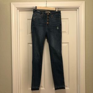 Madewell Size 25 High Rise Skinny Jean